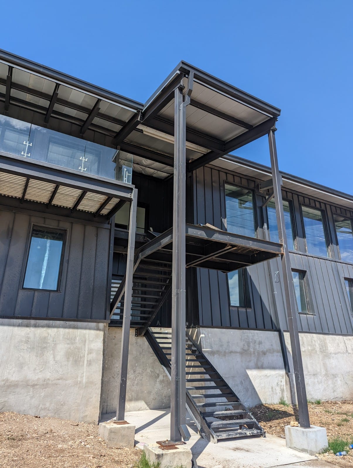Exterior view of Custom Steel Staircases