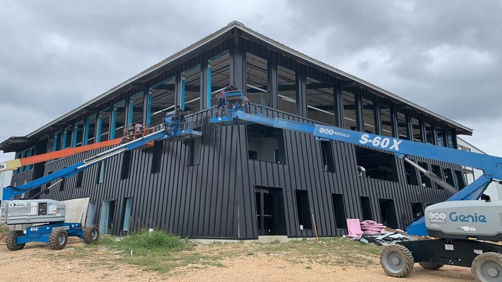 Exterior view of Residential Steel Frame Barndominium